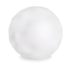 snowball isolated on white background