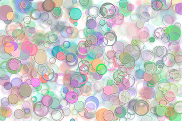 Abstract embossed & random circle, ellipse or bubble shape. Backdrop, effect, background & graphic.
