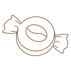 Outline coffee symbol