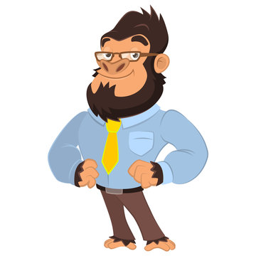 Business Gorilla character