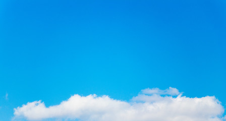 blue sky with white clouds. background