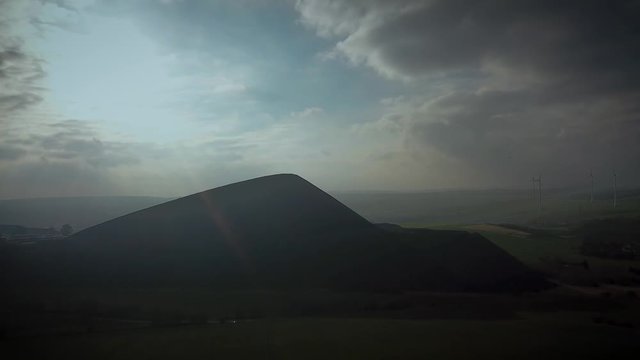Bergbau Halde Mansfelder Land