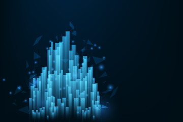 Fototapeta premium Abstract technology concept. vector illustration background