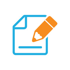 Pencil Document Icon Design