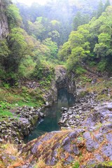 雨の高千穂峡