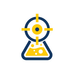 Lab Target Logo Icon Design