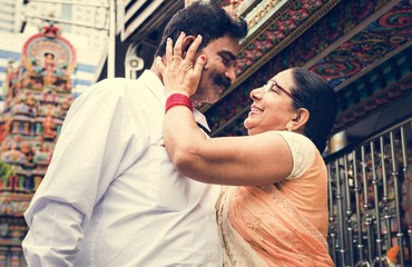 Indian couple spending time together