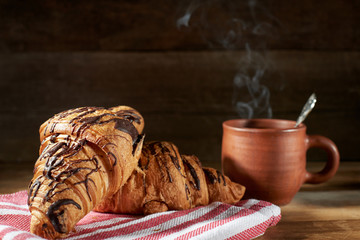 cheesecake croissant Breakfast kitchen pie dough flour kitchen egg tea