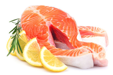 Steak fish salmon
