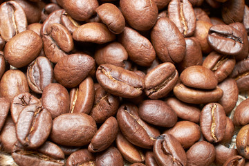 coffee bean fragrant brown roast Cup of morning Breakfast crisp