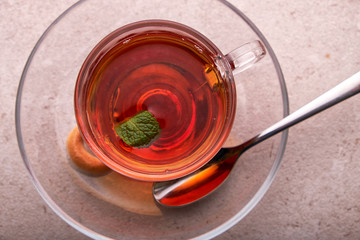 tea drink invigorating morning Breakfast fragrant lamb mint