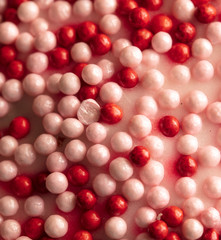 Red and white millet on easter