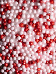 Red and white millet on easter