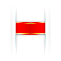 ribbon insert under paper