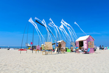 Berck-sur-mer - France / Oriflammes