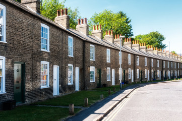 Terraced houses in England 