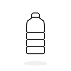 Water bottle vector icon