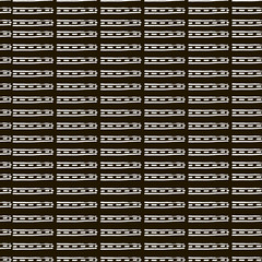 Hand drawn vector pattern. Simple doodle elements.Black and white.