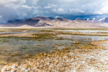 Nice view of Pamir in Tajikistan