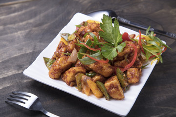 Chilli Paneer Dry