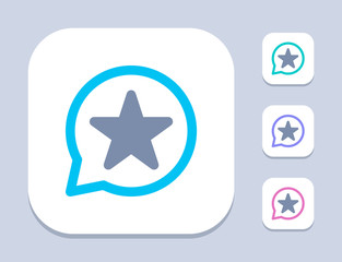 Star Notification - Bright Icons. A professional, pixel-perfect icon