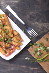 Crispy Chilli Potato