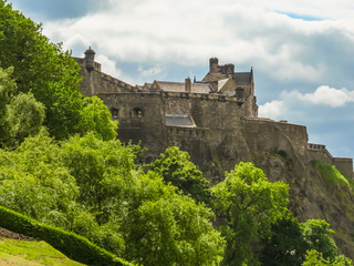 Obraz premium Edinburgh Castle, Scotland, UK