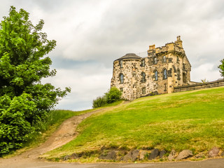 Fototapeta na wymiar Monuments on the Calton Hill, Edinburgh, Scotland, UK