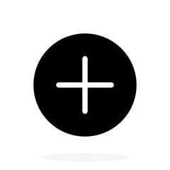 Fototapeta premium Plus vector icon, add symbol. Health sign