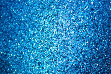 Obraz premium Blue metallic sparkling background.