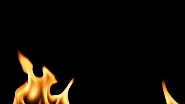 Detailed fire background ,slow motion, seamless loop