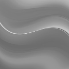 Abstract grey and white color tone wavy lines background.