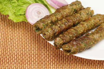 meat kebabs