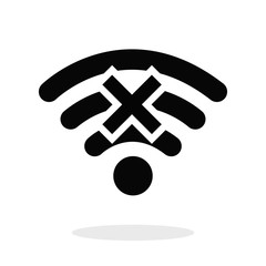 Wireless error vector icon