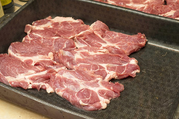 meat cooked in the oven