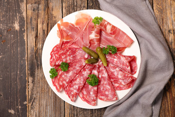 salami and prosciutto