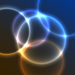 Abstract night party banner in glamour design style, modern flyer in A4 with colourful background