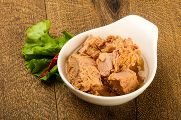 Canned tuna fish