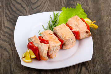 Salmon Skewer