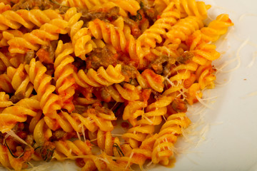 Fussili bolognese