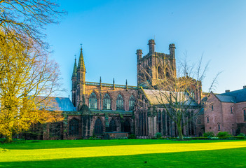 Chester cathedral, England - obrazy, fototapety, plakaty