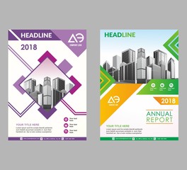modern cover, brochure, layout for annual report