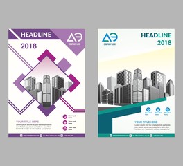 modern cover, brochure, layout for annual report