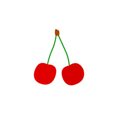 Cherry icon on a branch