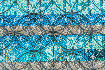 Detail of the Library of Birmingham, England