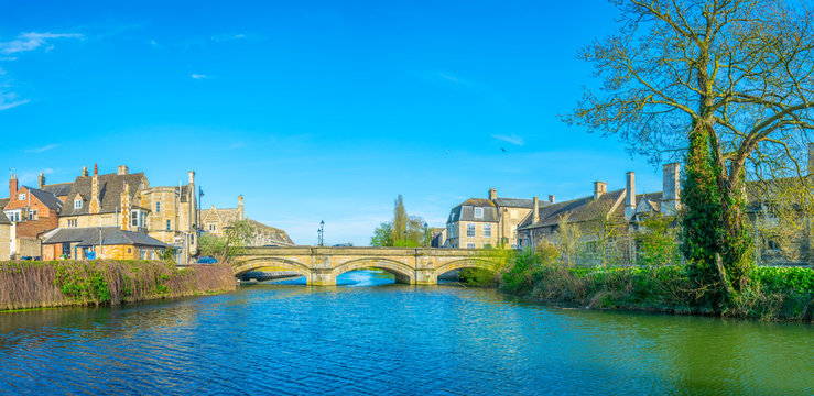 Cityscape of Stamford, England