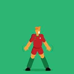 Portugal soccer player celebration