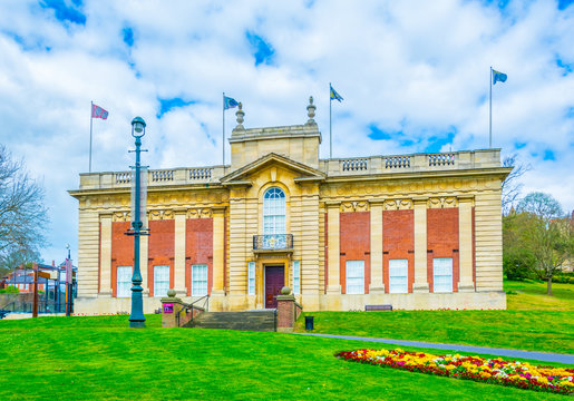 View Of The Usher Gallery In Lincoln, England