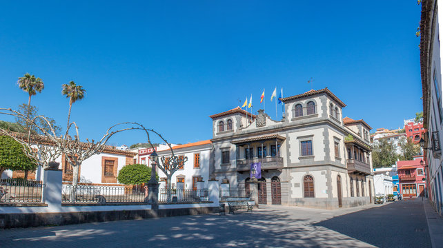 Palacio Episcopal Teror e Ayuntamiento de Teror Gran Canaria Kanaren island Spain
