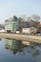 Spring Moscow street image